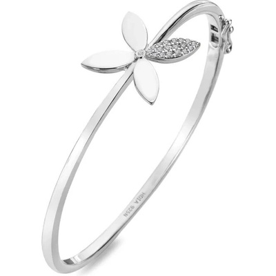 Hot Diamonds Pevný náramok s diamantom a topazy Kvetina Eden DC236