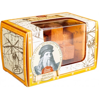 Dřevěný hlavolam Great Minds Da Vinci
