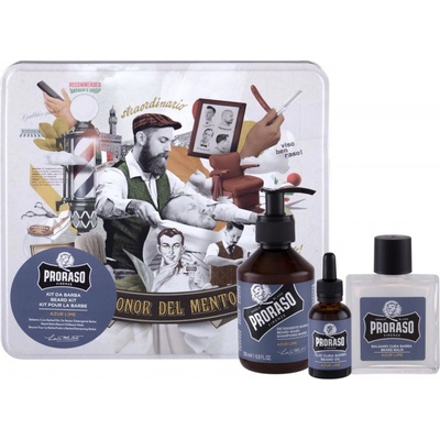 PRORASO Azur Lime Beard Wash (M) 200 ml Šampón na fúzy