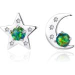 Silenti Jewelry Сребърни обеци "Космос