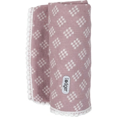 LODGER Swaddler Tribe Muslin Rose
