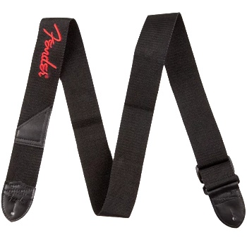 Image 1 of Fender 2'' Nylon Strap with Red Fender Logo