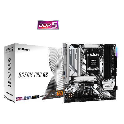 Бъндел Памет Team Group T-Force Vulcan Black DDR5 32GB (2x16GB), Дънна платка ASROCK B650M Pro RS AM5, Micro ATX, 4x, Процесор AMD RYZEN 7 7800X3D 8-Core 4.2 GHz, AM5,