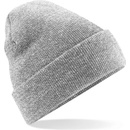 Beechfield zimní čepice Original Cuffed beanie světle šedý melír