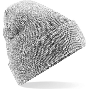 Beechfield zimní čepice Original Cuffed beanie světle šedý melír