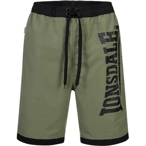 Lonsdale Бански гащета Lonsdale Clennell swimming shorts - Green (Black / Olive)
