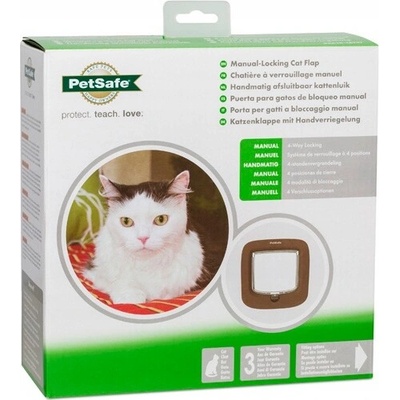 PetSafe DeLuxe Manuálne dvierka hnedá 219 x 210 mm BG-PPA19-16731