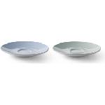 Stelton Чинийки за чаши и чаши за кафе Emma сини 2 бр (x-212)