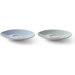 Stelton Чинийки за чаши и чаши за кафе Emma сини 2 бр (x-212)