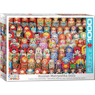 EUROGRAPHICS - Puzzle Russian Matryoshkas Dolls - 1 000 piese
