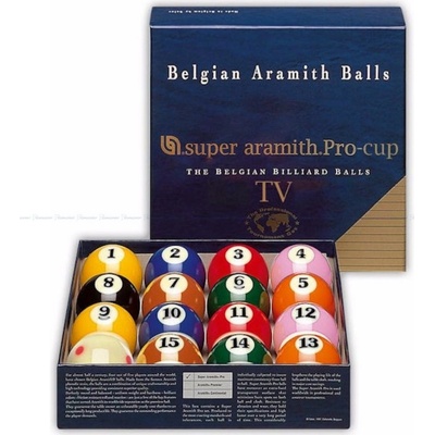 Aramith Pool Super Pro Cup TV 57,2 mm sada