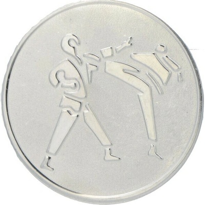 TRYUMF D1-A60/S Emblém pr.25mm karate strieborný