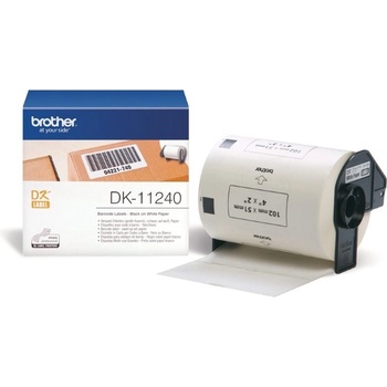 BROTHER papírové štítky DK-11240/ QL/ štítky pro barcode/ 600ks/ 102 x 51mm DK11240