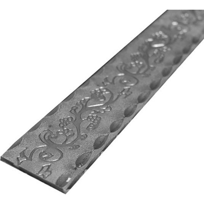 KP Zdobené madlo pre kované zábradlia a schodiská AW40x6_6m, pr.40x6 mm, cena za 6 m - predaj po 6 m