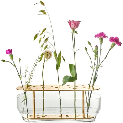Ваза IKEBANA 33 см, златиста, стъкло, Fritz Hansen (FH840142)