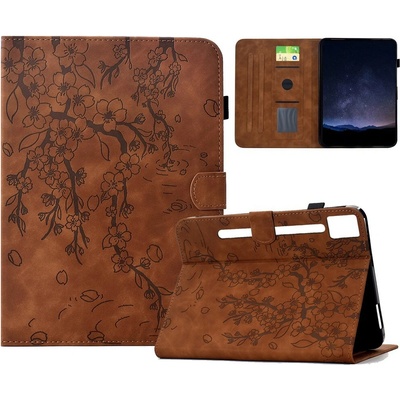 Vsetkonamobil 143617 ART BLOSSOM Zaklápacie puzdro pre Lenovo Idea Tab Pro hnedé