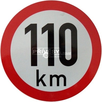 Omezení rychlosti 110 km retroreflexní pr. 200 mm