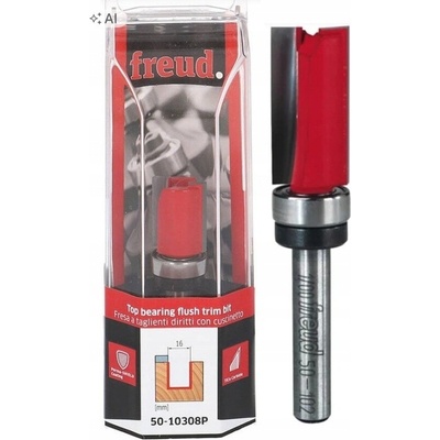 PŘÍMÁ FRÉZA S VEDOUCÍM LOŽISKEM D16 I20 S8 mm FREUD 50-10308