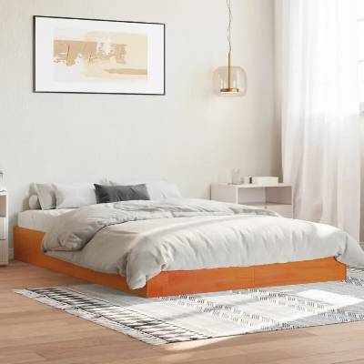 vidaXL 842722 Rám postele masivní borovice / barva Hnědá