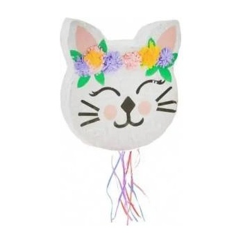 GoDan Piniata Kitten with flowers 33x35x7, 5cm
