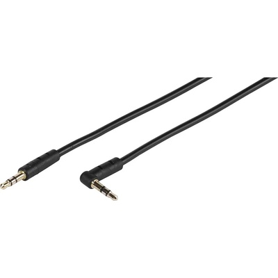 Аудио кабел Vivanco - жак 3.5 mm/жак 3.5 mm, 1.5 m, черен (46137)