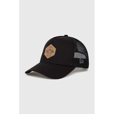 New Era Шапка с козирка New Era в черно с апликация (12523902.BLK)