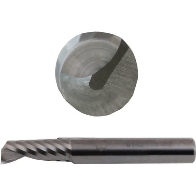 NÁSTROJE CZ Fréza 6-60/20mm, 1z, stopka 6mm čelní válcová, břit přes střed, na neželezné kovy - CZTK-6142-060-GS-RR-HA