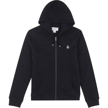 Original Penguin Суичър Original Penguin Sticker Pete Full Zip Hoodie - True Black