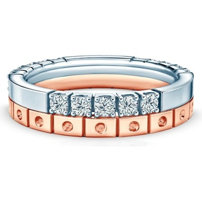 Savicki Sada prsteňov Symphony zlato laboratórne diamanty ZST SAVNo 539R 537LAB B