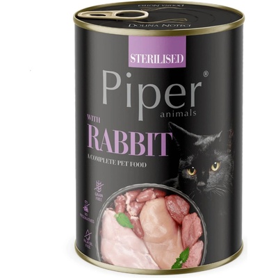 Dolina Noteci Cat - Пълноценна консервирана храна за кастрирани котки със заешко месо, 400 гр. /2 броя