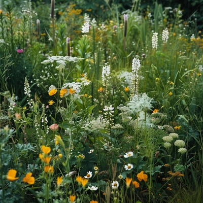 Bílá louka krajková - Planta Naturalis - luční směs - 10 g