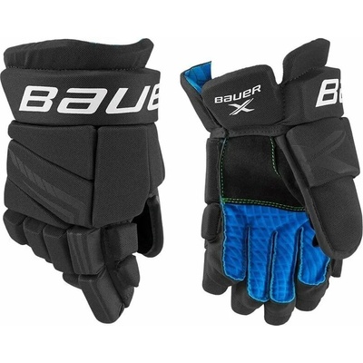 Bauer S21 X JR 10 Black/White Ръкавици за хокей