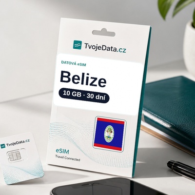 eSIM Belize 10 GB / 29 dní - Belize P1PAXM6TE