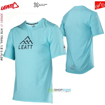 Leatt MTB Trail 1.0 X-Flow aqua