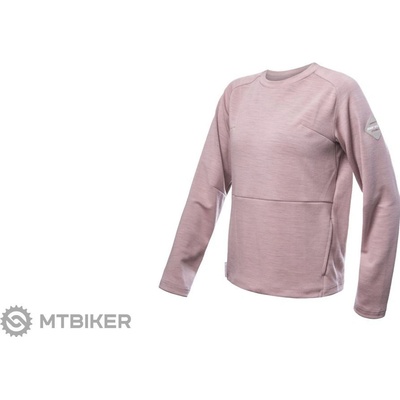 Sensor MERINO UPPER traveller dámská mikina dusty pink – Zbozi.Blesk.cz