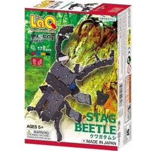 LaQ Stag Beetle Educational Bricks