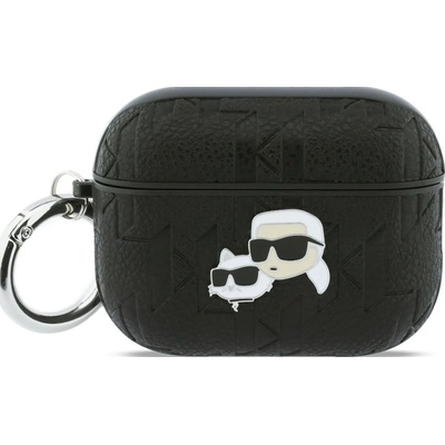 Karl Lagerfeld Кейс Karl Lagerfeld Monogram Karl & Choupette Head за AirPods Pro 3 черен (KLAP3PGKCPK)