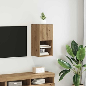 vidaXL Стенен телевизионен шкаф 30, 5 x 30 x 60 см Дъб (882944)