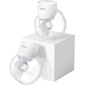 Momcozy Двойна електрическа помпа за кърма Momcozy - S12 Pro, Hands-free, White (BP167-WH00BA-A) - ozone