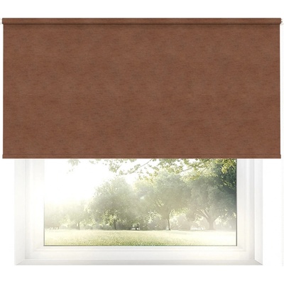 Garnyze-levneCZ Roleta na zeď NAtural NT3 hnědá 150 x 170 cm