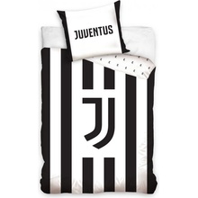 Carbotex bavlna povlečení FC Juventus White Stripes 140x200 70x90