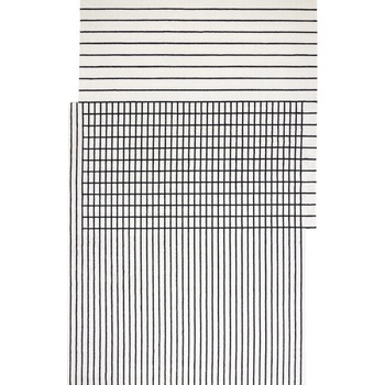 Najkoberce Pearl 51333K línie / štrukturálny krémový / čierny