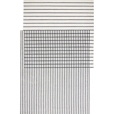 Najkoberce Pearl 51333K línie / štrukturálny krémový / čierny