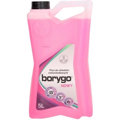 Boryszew Антифриз borygo new готов за употреба Розов, 5 литра, -35.0 °c
