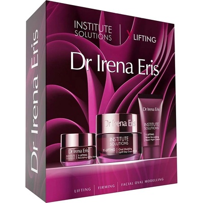 Dr Irena Eris Institute Solutions liftingové spevňujúce sérum na oči 15 ml + denný krém spevňujúci kontúry tváre 50 ml + spevňujúci nočný krém proti vráskam 30 ml