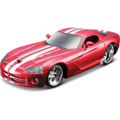 Bburago Plus Dodge Viper SRT 10 Metallic červená 1:32