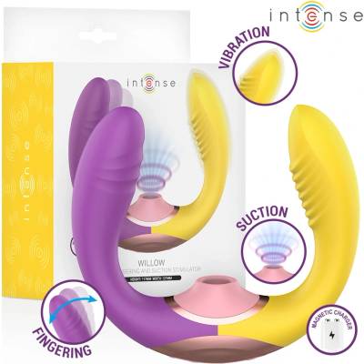Intense willow 3-in-1 suction and vibration stimulator