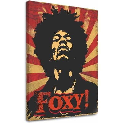 Jimi Hendrix obraz na plátne - Legenda zvuku - 100x150 cm