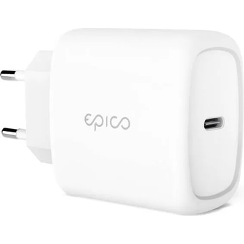 Epico Бързо Зарядно с USB-C за iPhone, EPICO 220v PD3.0 20W, Бял (9915111100033)