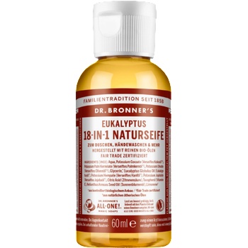 Dr. Bronner's 18в1 Натурален сапун Евкалипт - 60 мл